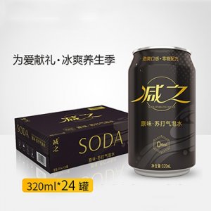 体宝减之原味苏打气泡水320mlx24罐