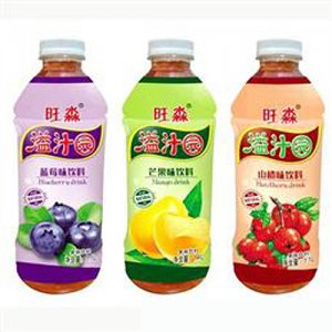 旺淼溢汁园果味饮料瓶装