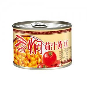 乐隆隆184g香焖茄汁黄豆