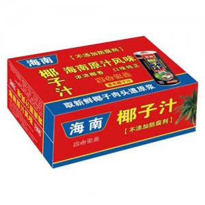 优锐天鲜美海南椰子汁（箱）