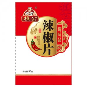 樵公辣椒片50克