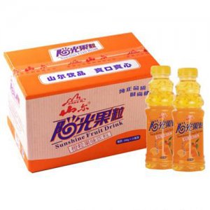 山尔500g×15瓶阳光果粒菠萝粒果味饮料