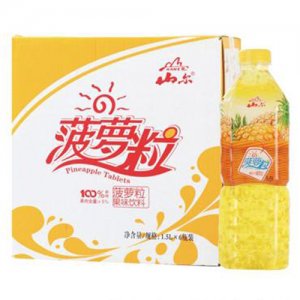 山尔1.5L×6瓶菠萝粒果味饮料