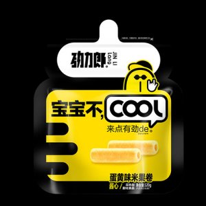 劲力郎宝宝不cool蛋黄味米果卷