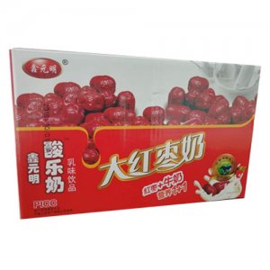 鑫元明大红枣酸乐奶乳味饮料