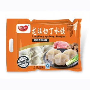 龙旺切丁水饺猪肉香菇1kg