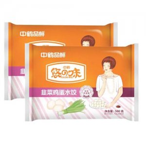 悠之味韭菜鸡蛋水饺