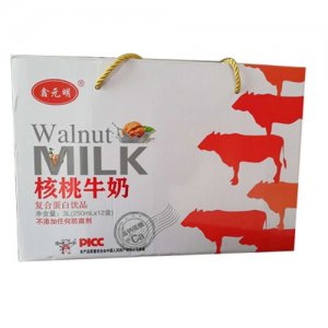 鑫元明核桃牛奶复合蛋白饮品250mlx12盒