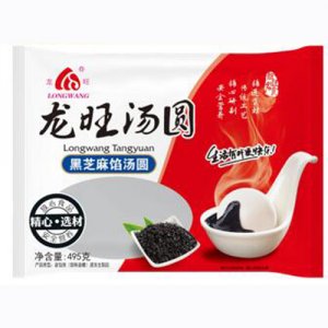 龙旺汤圆黑芝麻495g