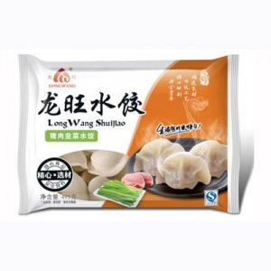 龙旺水饺猪肉韭菜495g