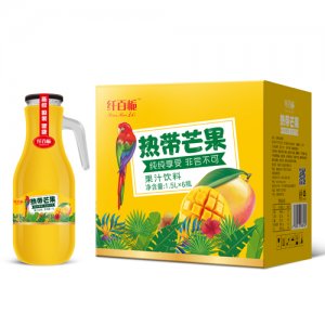 纤百栀把手芒果汁