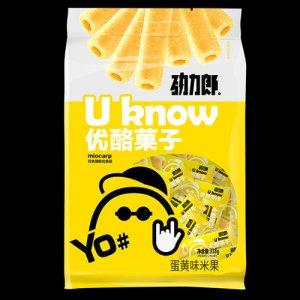 劲力郎优酪菓子蛋黄味米果