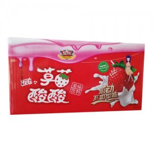 型栋草莓酸酸果味饮料
