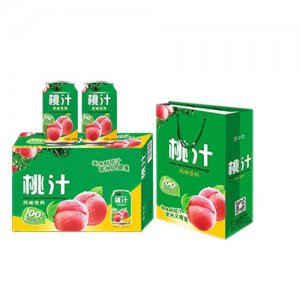 茶中花100%桃汁风味饮料