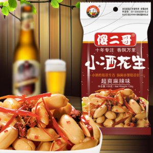 傻二哥小酒花生超爽麻辣味105g