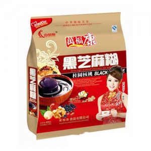 万福康桂圆核桃黑芝麻糊