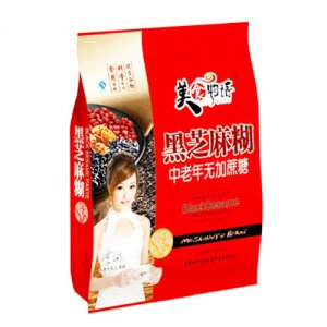 美食物语黑芝麻糊中老年无加蔗糖