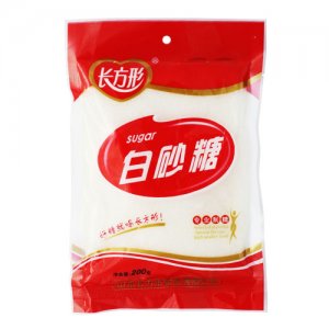 长方形白砂糖200g