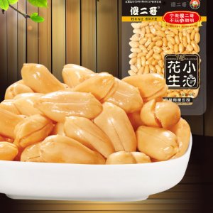 傻二哥小酒花生透明装-椒盐味-90g