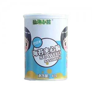 仙渔小苔罐装海苔夹心脆休闲零食招商
