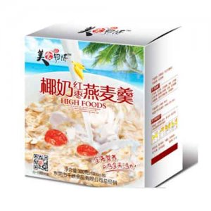 美食物语椰奶红枣燕麦羹小盒300g