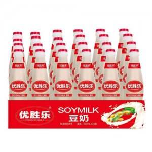 优胜乐豆奶植物蛋白饮料330mlX24