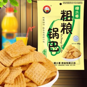 傻二哥粗粮锅巴香葱味-100g