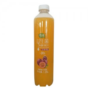 雨渌益生菌发酵果汁饮料百香果味1.25L
