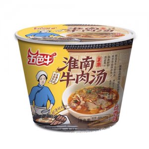 五色牛淮南牛肉汤丝香味（桶）