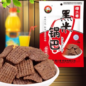 傻二哥黑米锅巴香辣味-100g