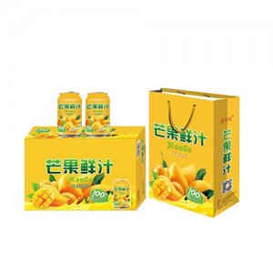 茶中花100%芒果鲜汁风味饮