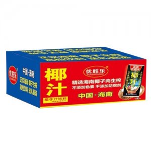 优胜乐椰子汁饮料箱