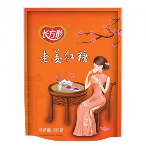 长方形老姜红糖300g