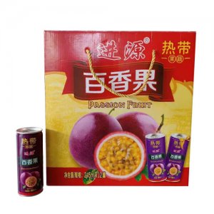 进源百香果汁饮料245mlx12罐