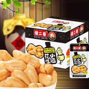 傻二哥盒装小酒花生-椒盐味-400g