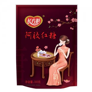 长方形阿胶红糖300g