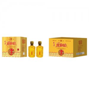 洋铭龙凤双胞胎酒52度礼盒