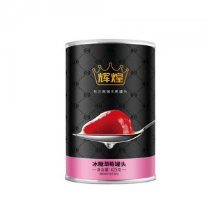 辉煌罐头冰糖草莓罐头