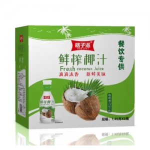 格子派鲜榨椰汁1.45Lx6瓶