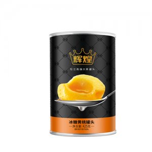辉煌罐头冰糖黄桃罐头