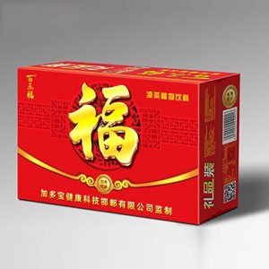 百乐福凉茶植物饮料箱装