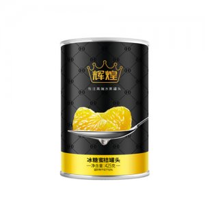 辉煌罐头冰糖蜜桔罐头