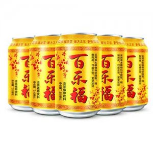 百乐福凉茶植物饮料310ml黄瓶