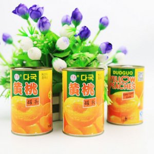 12罐礼盒装-425g大片多国黄桃罐头