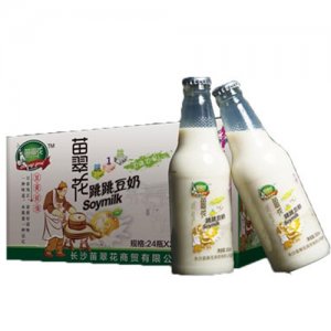 苗翠花跳跳豆奶饮料300mlX24瓶