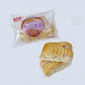 龙得宝鲜贝面包香芋派