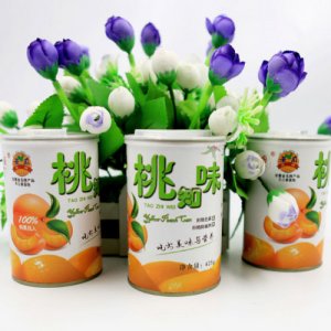12罐礼盒装罐头带盖叉