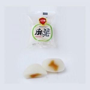 人行道麻薯绿豆味