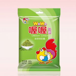 喔喔风味奶糖袋装（抹茶）