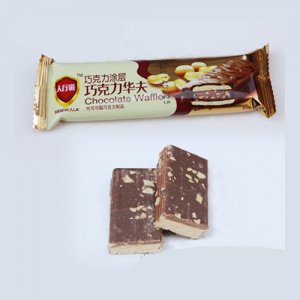 人行道巧克力华夫